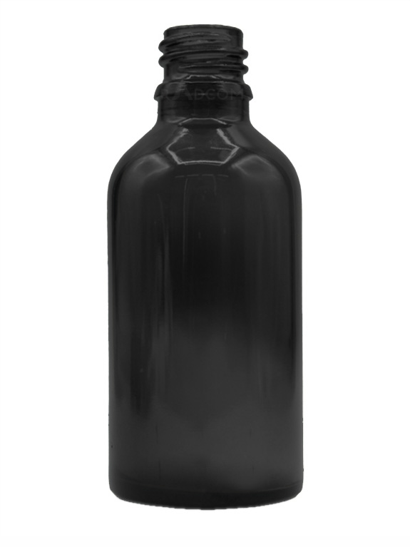 50ML - Opp Black Coated-Dropper Bottles